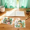 2 Pack Winter Snowman DIY Diamond Art Spiral Notebook Kit 80 Pages No Lines