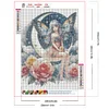 Diamond Painting-DIY Full Round Drill Moon Fairy
