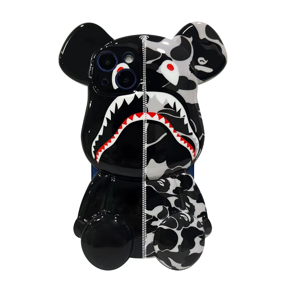 3D Toy Zip Camo Bear Phone Case