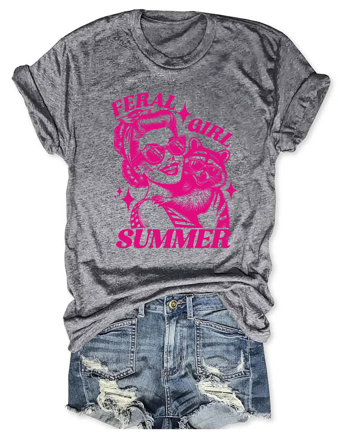 Feral Girl Summer T-Shirt