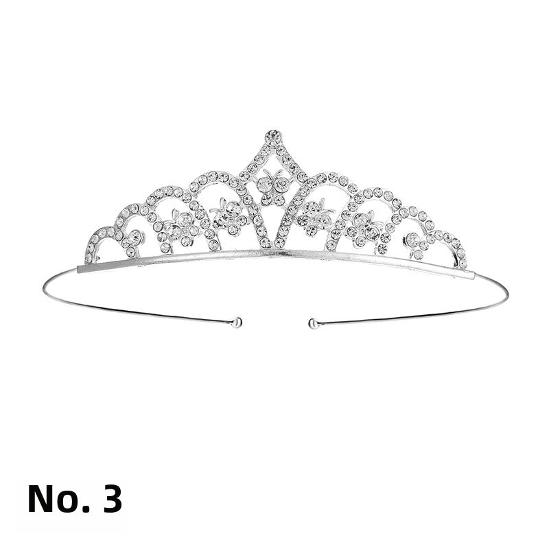 Factory Girl Crown Princess Simple Cute Headband Baby Festival Performance Hair Accessories Bride Crown Wedding Headdress