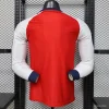 Player Version 26/27 Arsenal  Originals Retro Red with White Long Sleeve Raglan Home Jersey