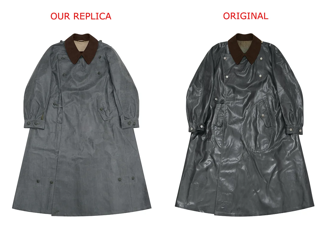  German Motorcyclist Rubberized Protective Coat Kradmantel German-Uniform