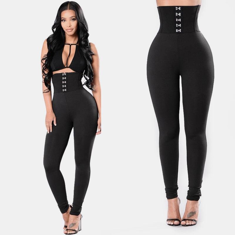 High Waist Black Tight Leggings