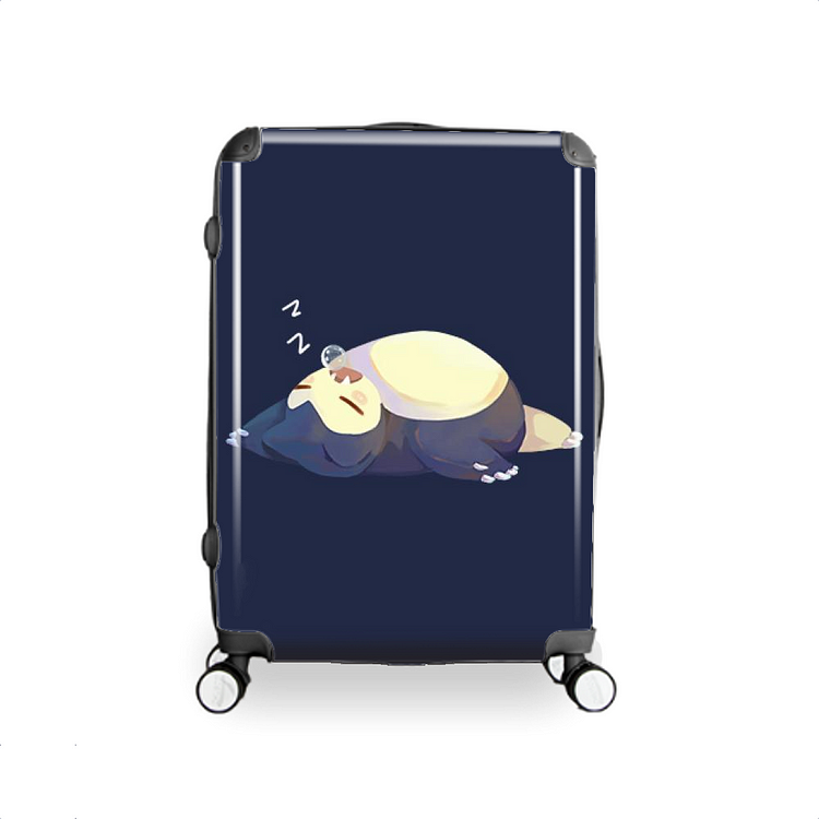 Sleeping Nose Bubbling Snorlax, Pokemon Hardside Luggage