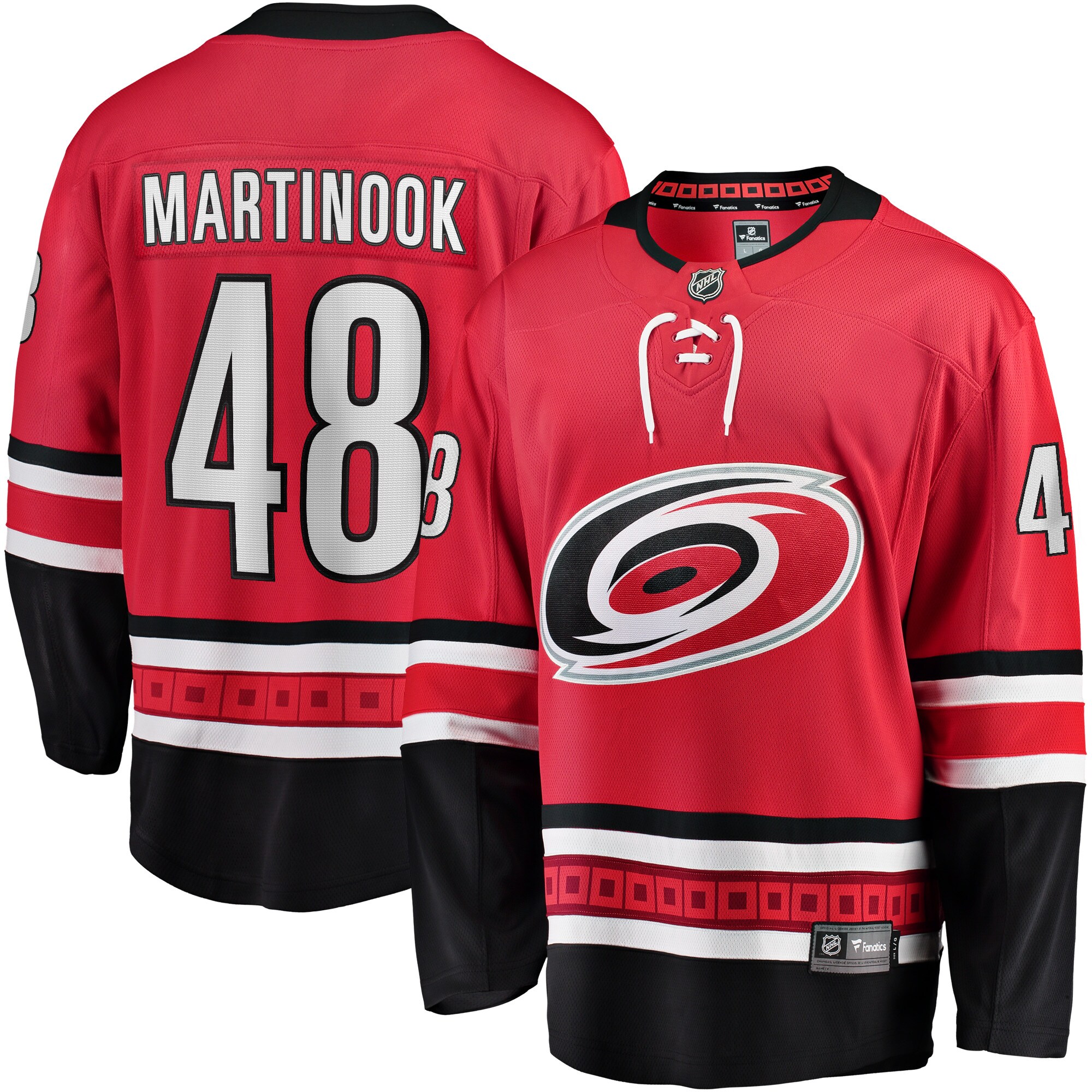 Jordan Martinook Carolina Hurricanes Fanatics Alternate Breakaway   Jersey – Red mysite