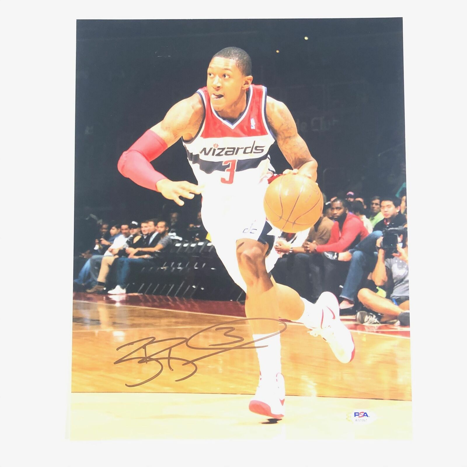 Bradley Beal signed 11x14 Photo Poster painting PSA/DNA Washington Wizards Autographed