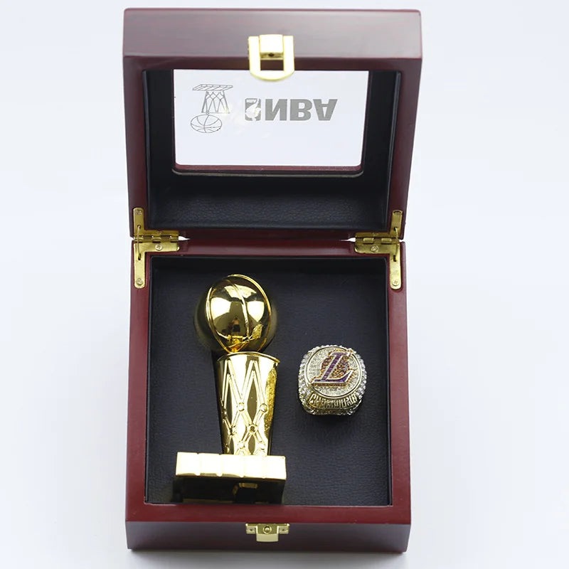 2020 Los Angeles Lakers LeBron James NBA championship ring & Larry O ...