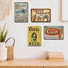 4PCS Beer Station - Metal Tin Signs Set(8*12Inch/12*16Inch) - Bar