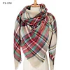 Plaid Pashmina Scarf Winter Scarf For Women