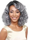 Gray MEDIUM SIDE PART WAVY WIG