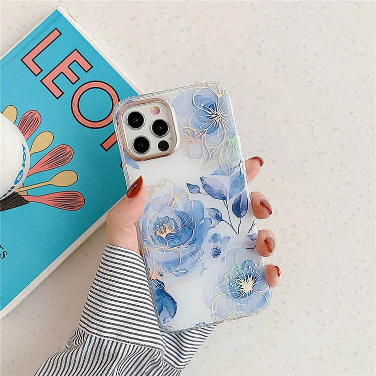 2023 Electroplating Gold-rimmed All-inclusive Case For iPhone 12 Pro Max 11 XS XR 7 8 Plus SE 2023