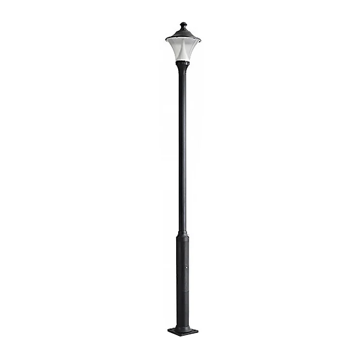 Waterproof LED Black Modern Public Lighting Heavy Duty Outdoor Lamp Post - Appledas