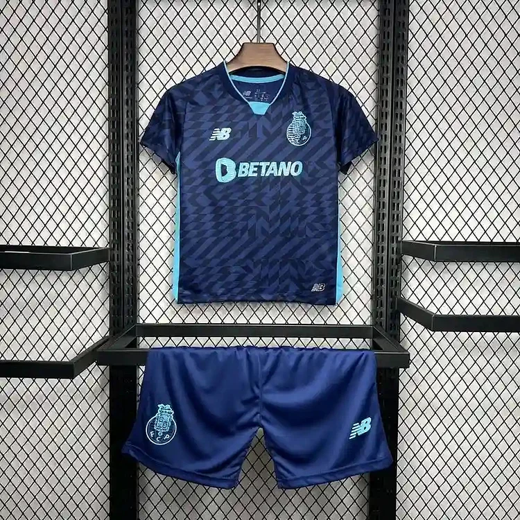 24-25 Kids Porto Second Away Football Jersey