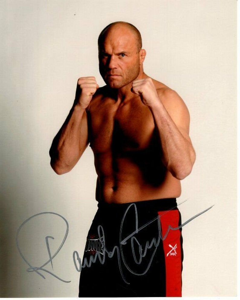 Randy couture signed autographed ufc Photo Poster painting