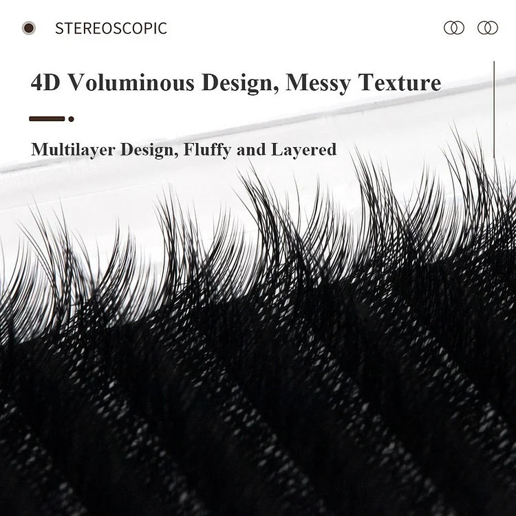 Easy Fan Volume Lashes 0.03 / 0.05 / 0.07mm | Auto Bloom Premade Effect