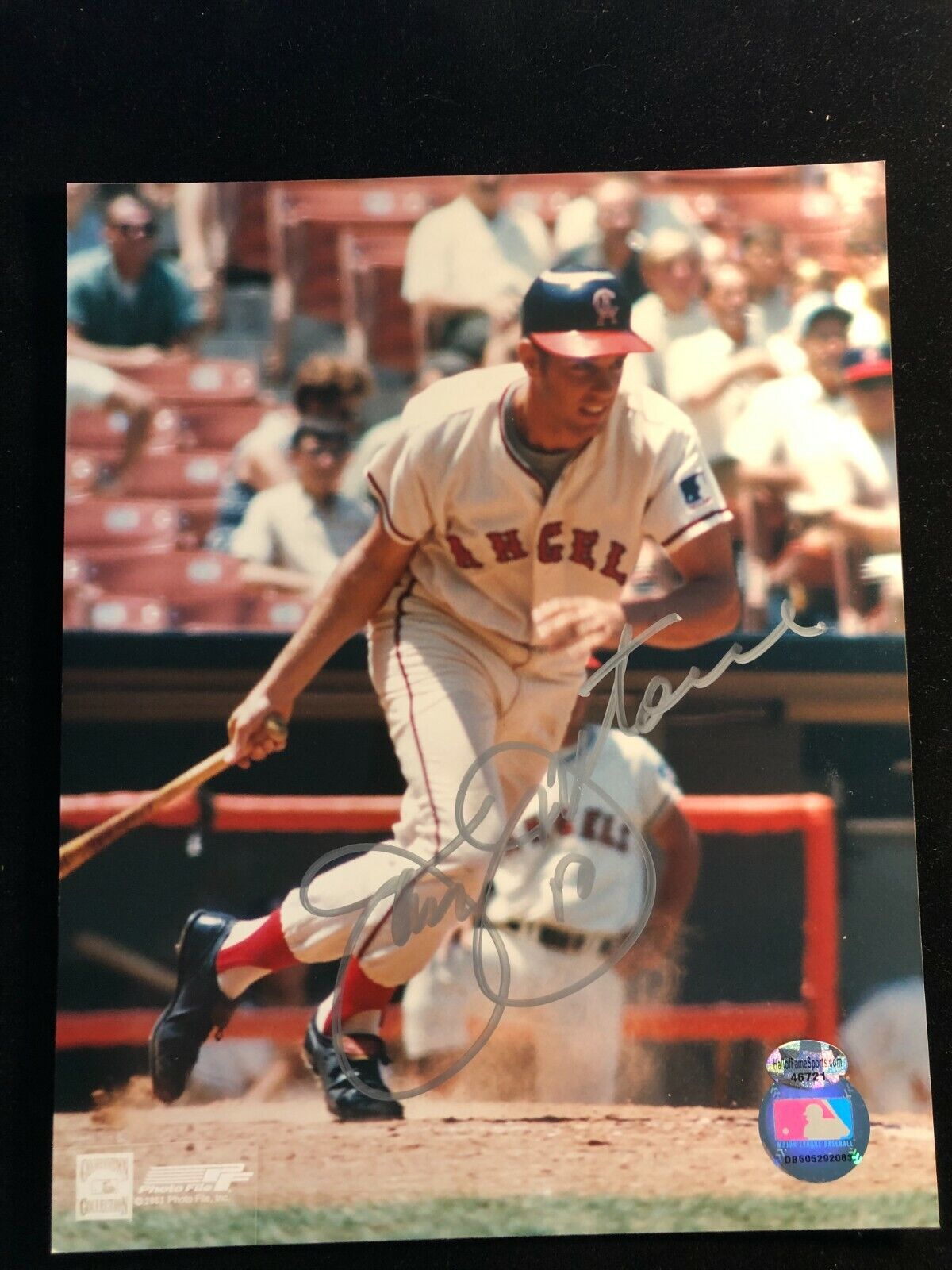 Jay Johnstone Signed Autographed Photo Poster painting - COA - Los Angeles Angels