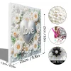 (Pre-Framed)Flower Love-Special Shape Diamond Painting Kit(25x25cm)