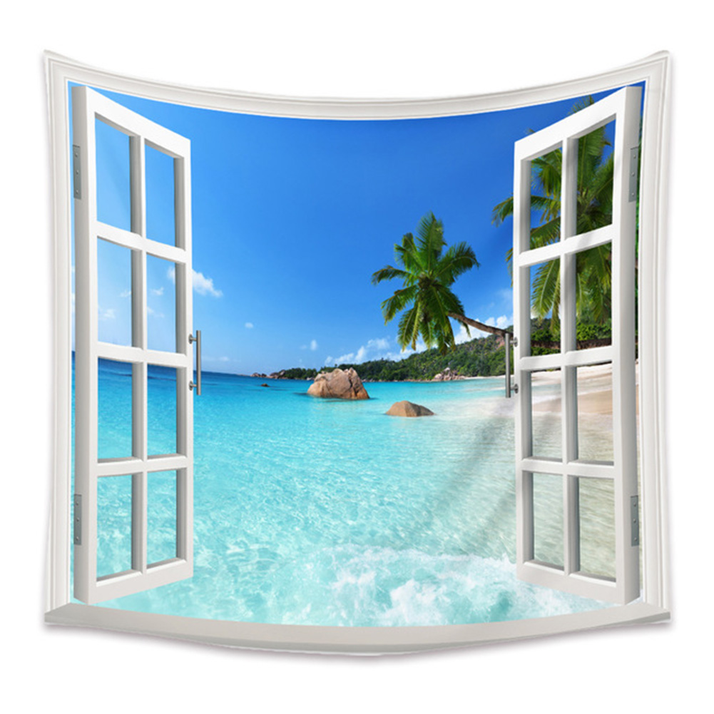 

Seaside Scene - Printed Tapestry, 145*130cm, 501 Original
