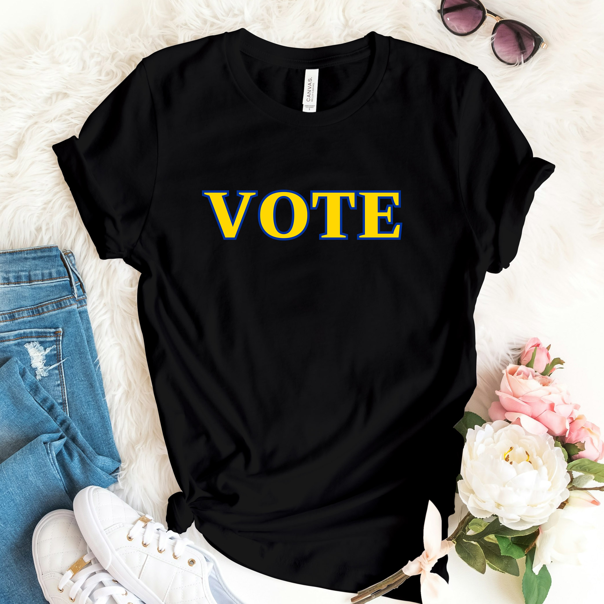 VOTE Fashion Cotton Printed T-Shirt