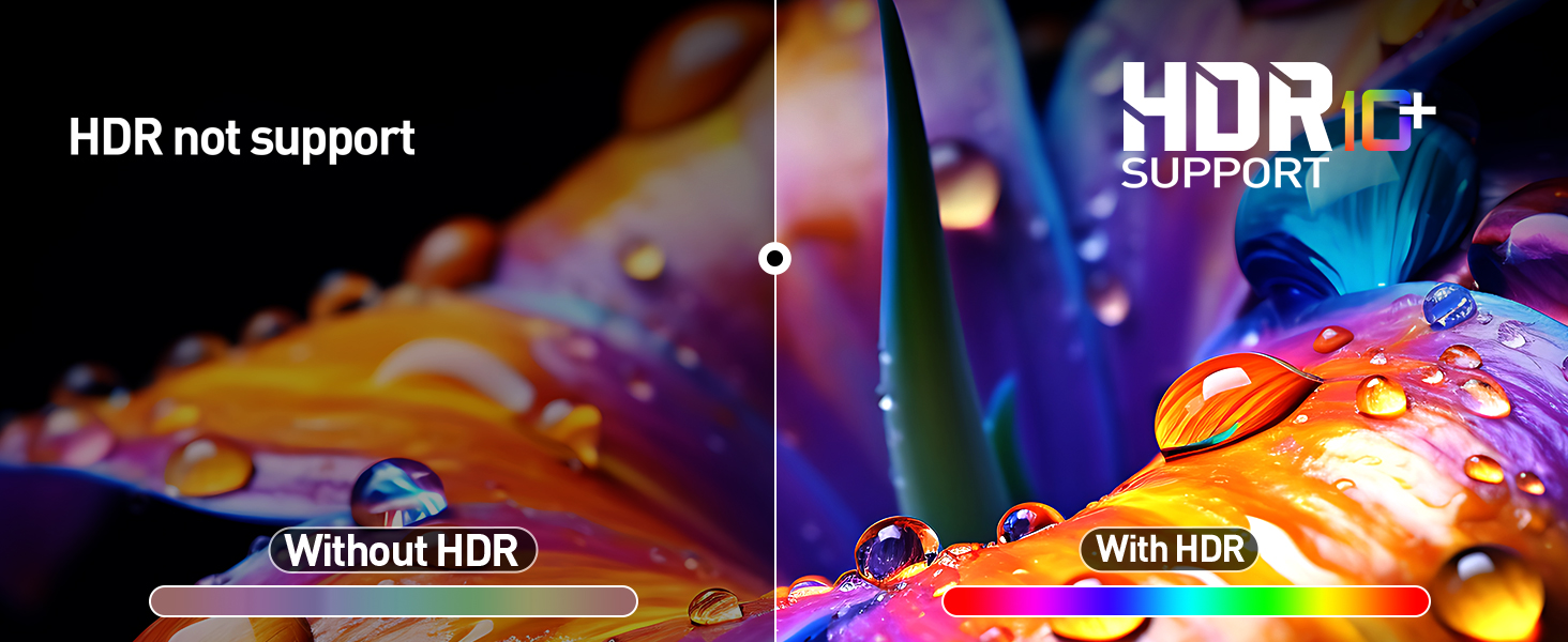 this hdmi swither 5 in 1 out support HDR 10
