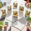 6PCS Diamond Painting Easter Egg Greeting Card Kit for Birthdays Thanksgiving & Special Occasion