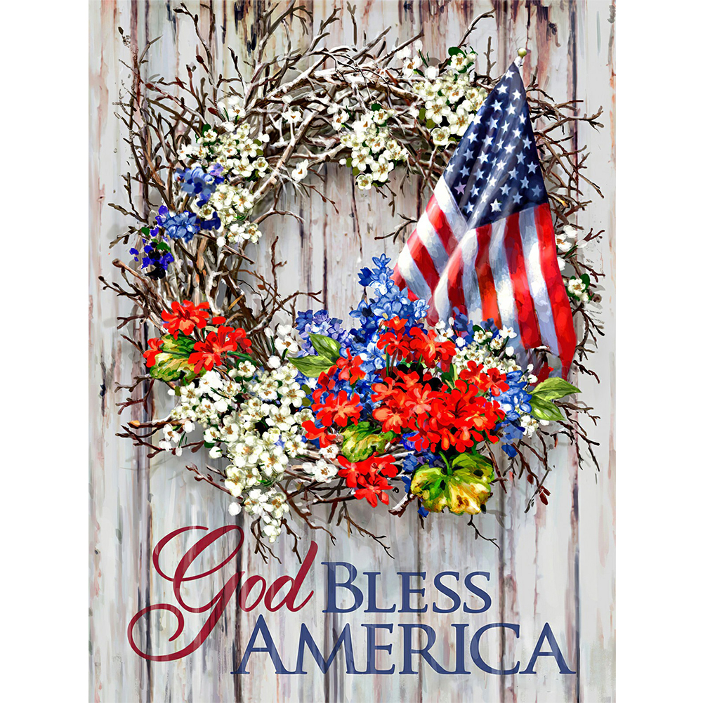 

Flag Garland - Round Drill Diamond Painting - 30*40CM, 501 Original