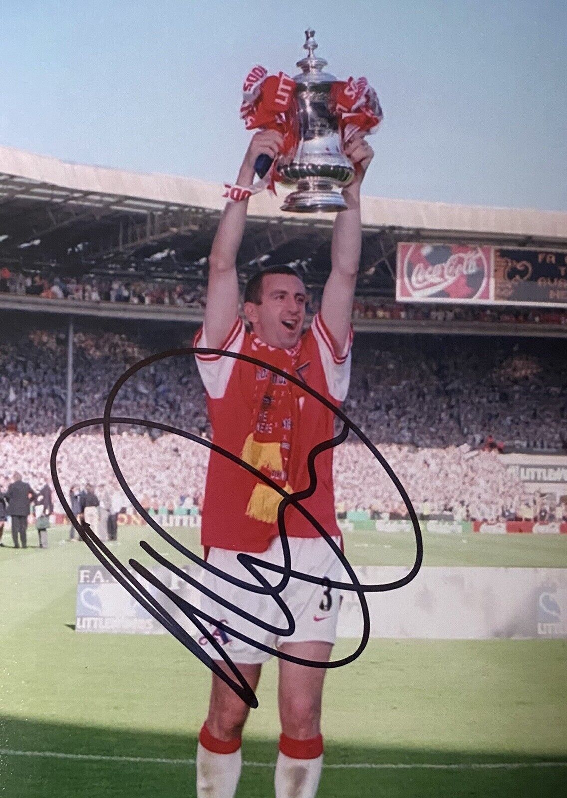 Nigel Winterburn Genuine Hand Signed Arsenal 6X4 Photo Poster painting 2