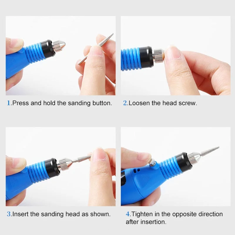 Professional  Machine Electric Nail Drill Bits Set Mill Cutter Nail Art Sanding File Gel Polish Remover Nail Tools-Nail Inspo