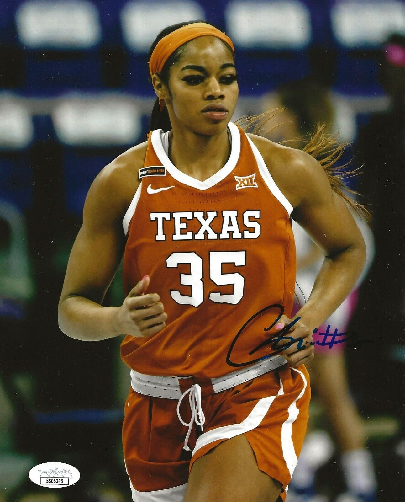 Charli Collier Dallas Wings signed Texas Longhorns 8x10 Photo Poster painting autographed 3 JSA