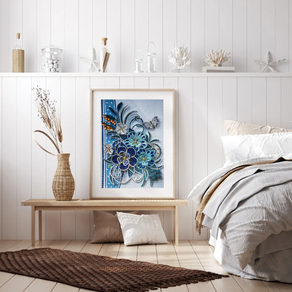 Diamond Painting - Special Shaped Drill - Flower(30*40cm)