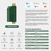Tuyas WiFi Water Timer Smart Valve Controller Brass Inlet & Outlet Automatic Garden Irrigation Machine APP Voice Control Intelligent Sprinkler Timer for Home Garden Planter