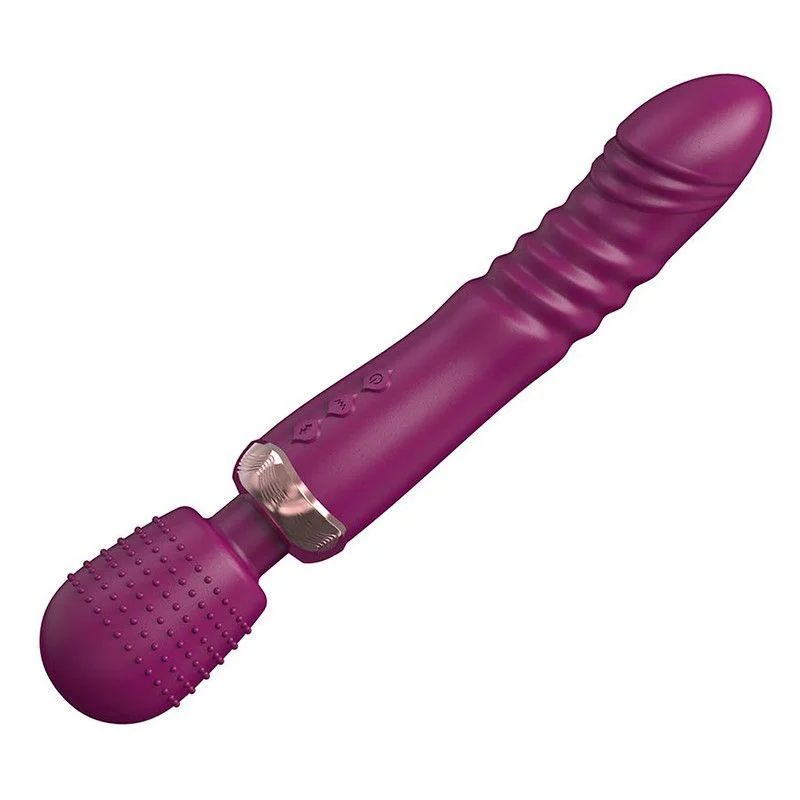 Tremor - Powerful Deep Thrusting Vibrator Dildo With Triple Motors, Large Size Massager Sex Toy For Couples