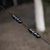 Wind Rope Buckle Light IPX4 Waterproof Warning Light Charging Tent String Lamp