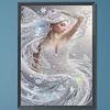 Girl - Diamond Painting - Partial Special Shaped Drill(Canvas|30*40cm)