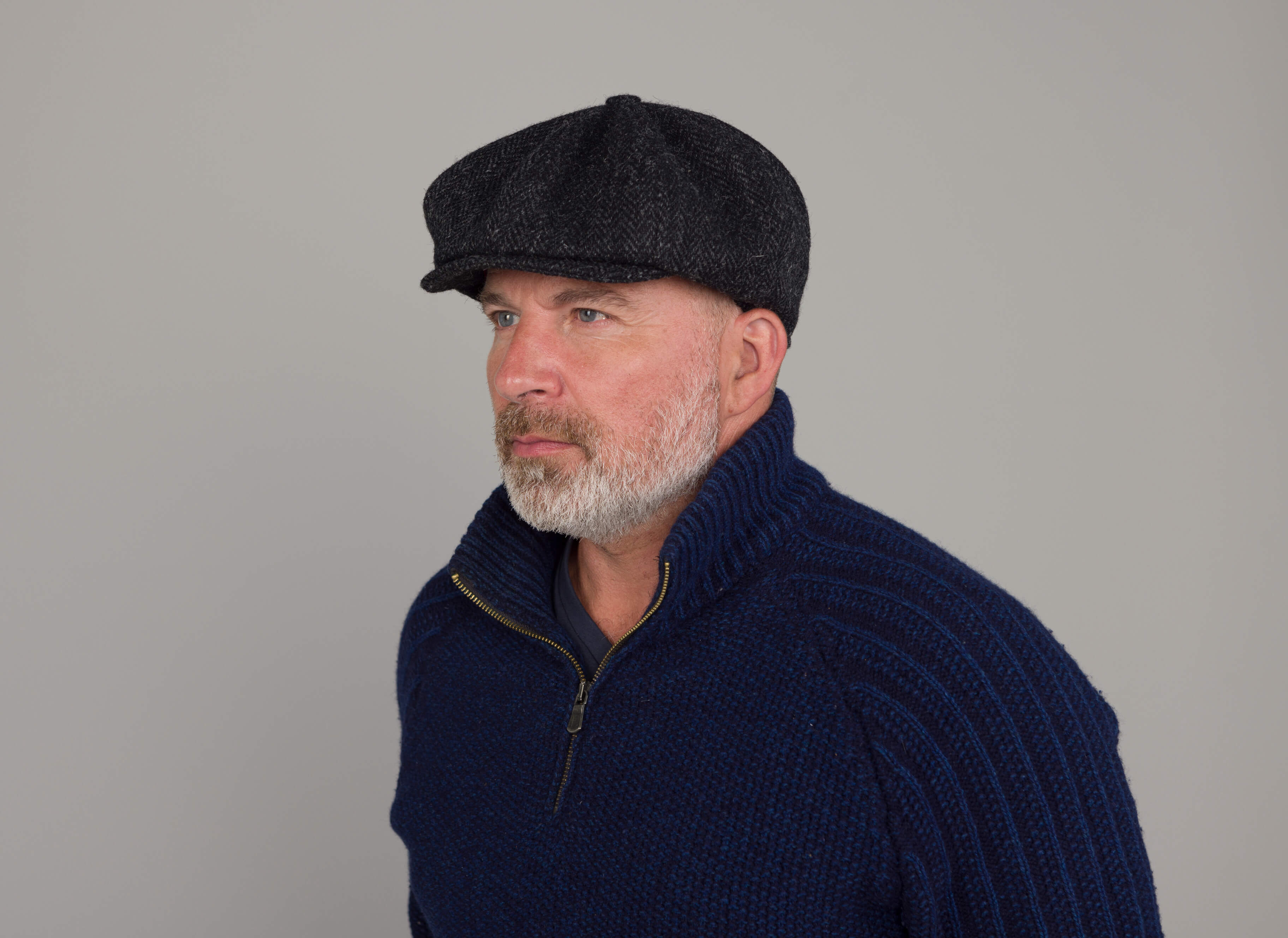 Eight Piece Cap Tweed