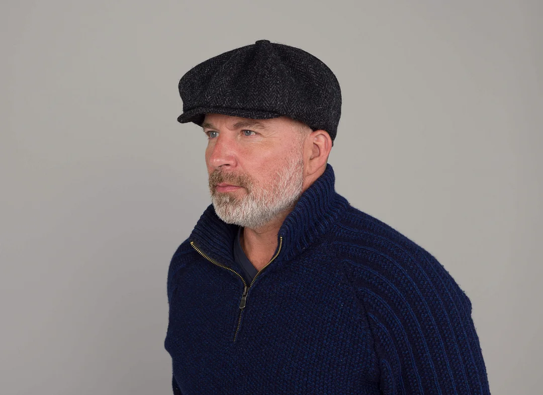 Eight Piece Cap Tweed