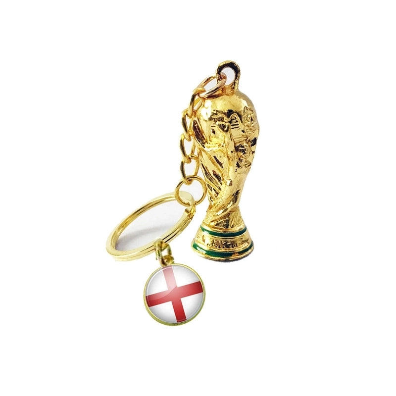 Fashion National Flag Metal Unisex Football World Cup 1 Piece