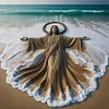 (Multi-Style) Juses Beach Sculpture-11CT Stamped Cross Stitch 50*50cm/19.69*19.69in