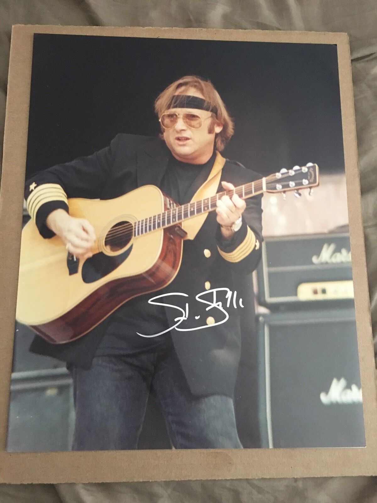 Stephen Stills Autographed 11x14 CSN Buffalo Springfield