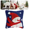 Snowman-DIY Latch Hook Rug Pillowcase Kits 43*43cm tapestrymarket