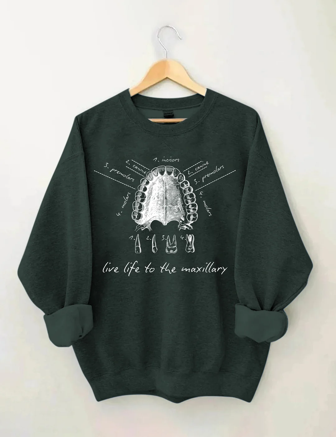 Live Life To The Maxillary Sweatshirt