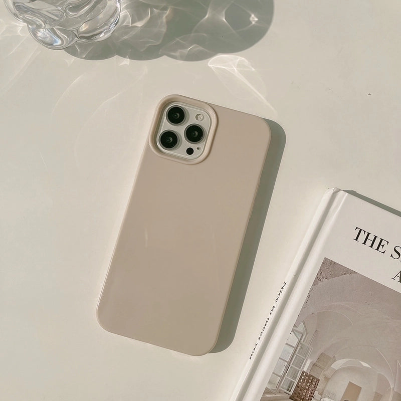 Minimalist Solid Color Tpu Phone Cases