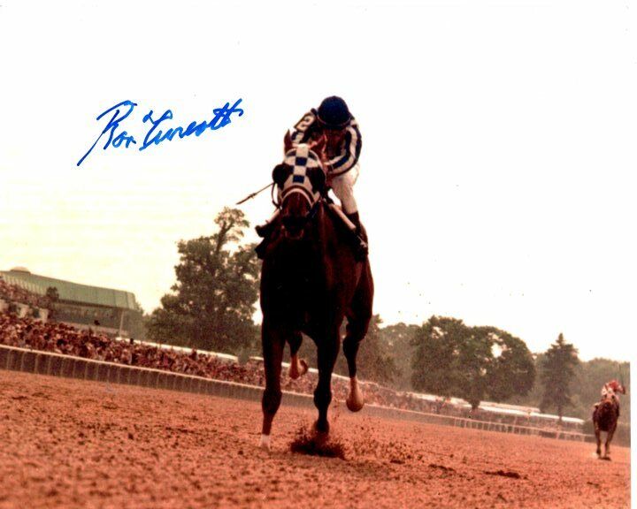 RON TURCOTTE signed autographed SECRETARIAT Photo Poster painting