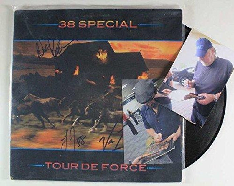 38 Special Band Signed Autographed Tour de Force