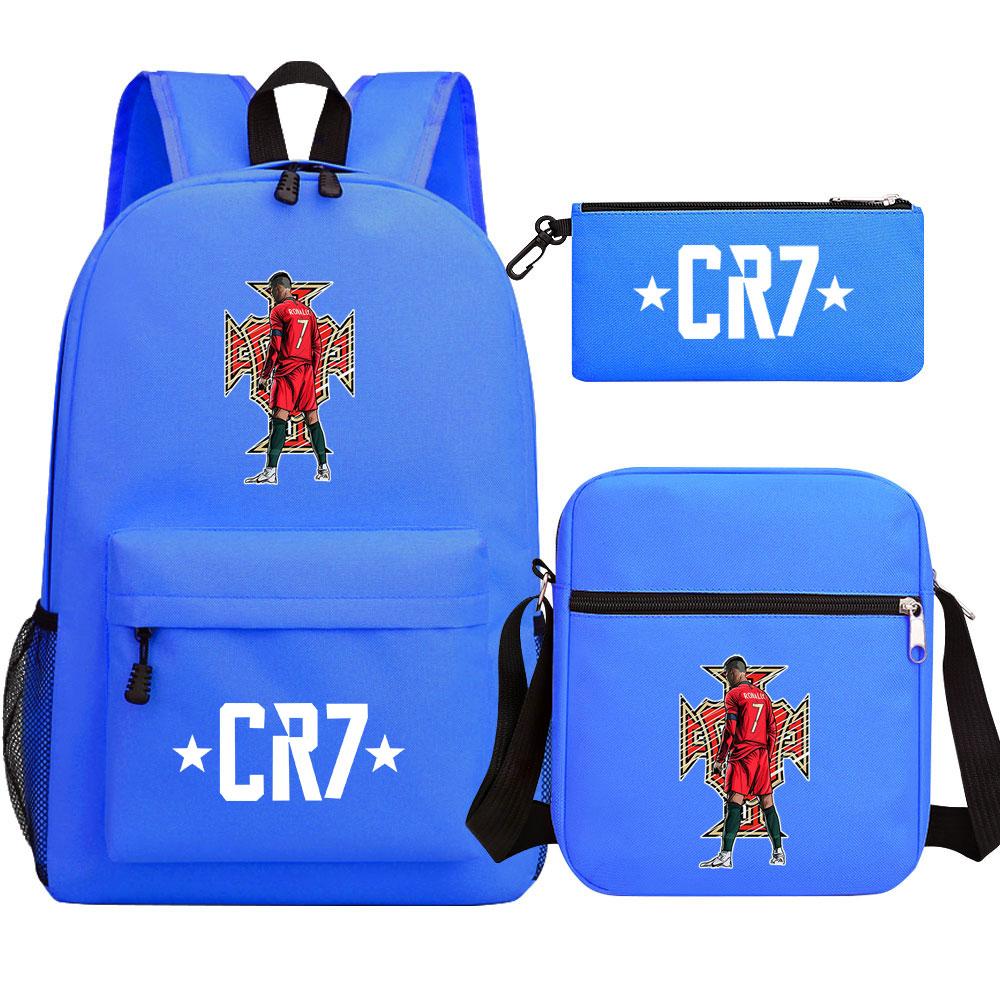 Mayoulove Cristiano Ronaldo Backpack Lightweight Design Ideal for School Use-Mayoulove