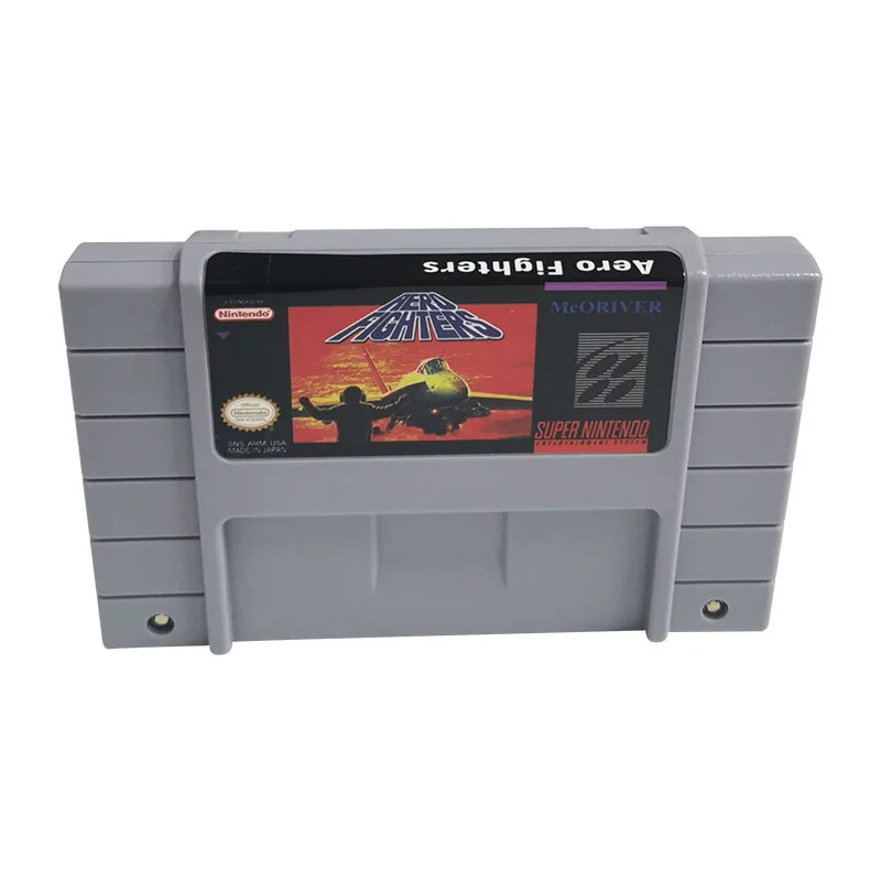 Aero Fighters SNES For Super Nintendo Entertainment System - 16 Bit US Version Game Cartridge