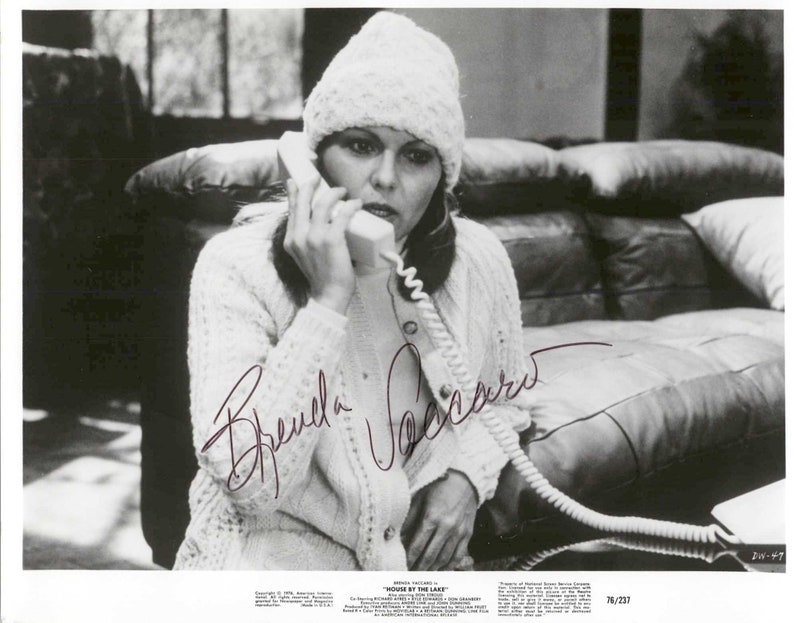 Brenda Vaccaro Signed Autographed House By the Lake