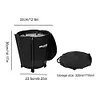 20L Camping Trash Can Garbage Bucket Large Capacity with Lid Camping Accessories