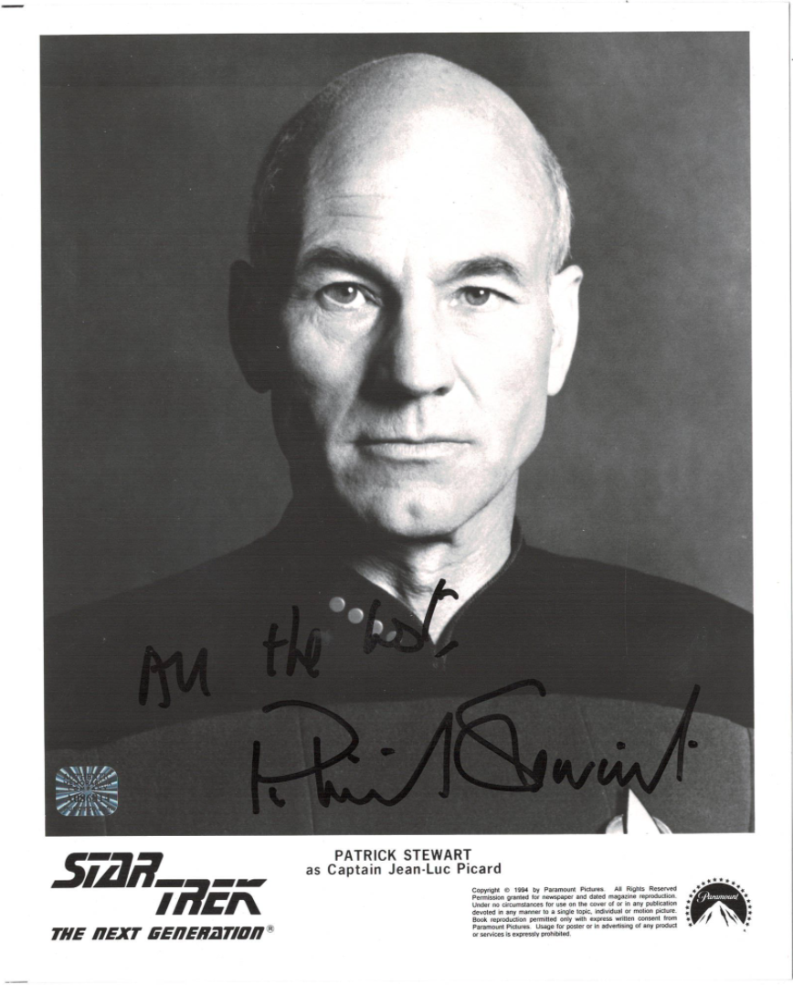 Patrick Stewart signed autographed 8x10 Photo Poster painting! AMCo! 15525